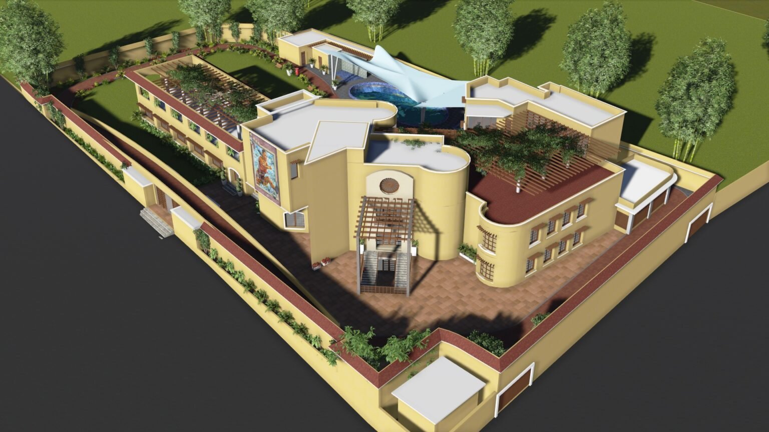 Officers Club at GOR Bath Island Karachi